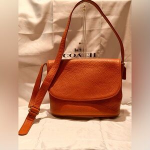 Vintage Coach Sonoma Flap Orange Bag #4903- Excellent Condition